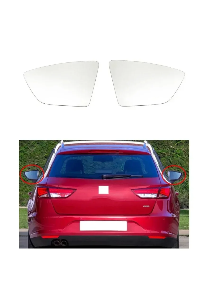 

Auto Left Right Heated Wing Rear Mirror Glass For SEAT Leon MK3 ST FR Cupra 2013-2018 Ibiza MK5 Arona KJ7 5F0857521A 5F0857522A