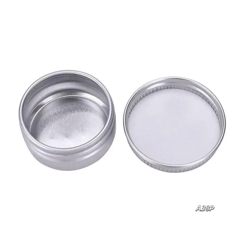 

PACK Of 100 - 15Ml Aluminium Tin Large Make Up Candle Pots Capacity Empty Big Cosmetic/Candle/Spice Pots
