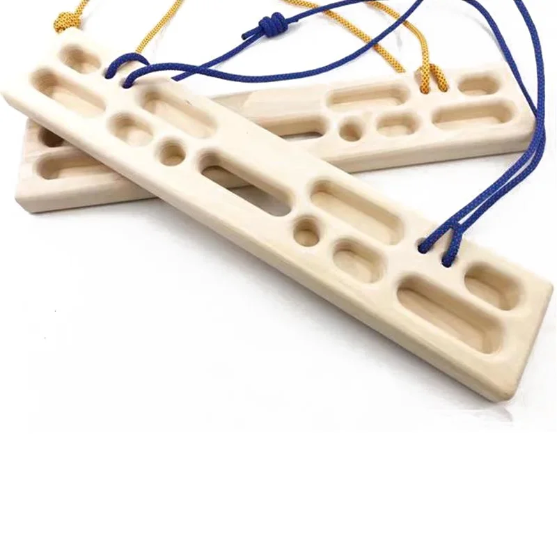 Indoor Rock Climbing Hangboard Strength Rock Board Finger Back shoulder training Pull Up Fingerboard Easy to Carry