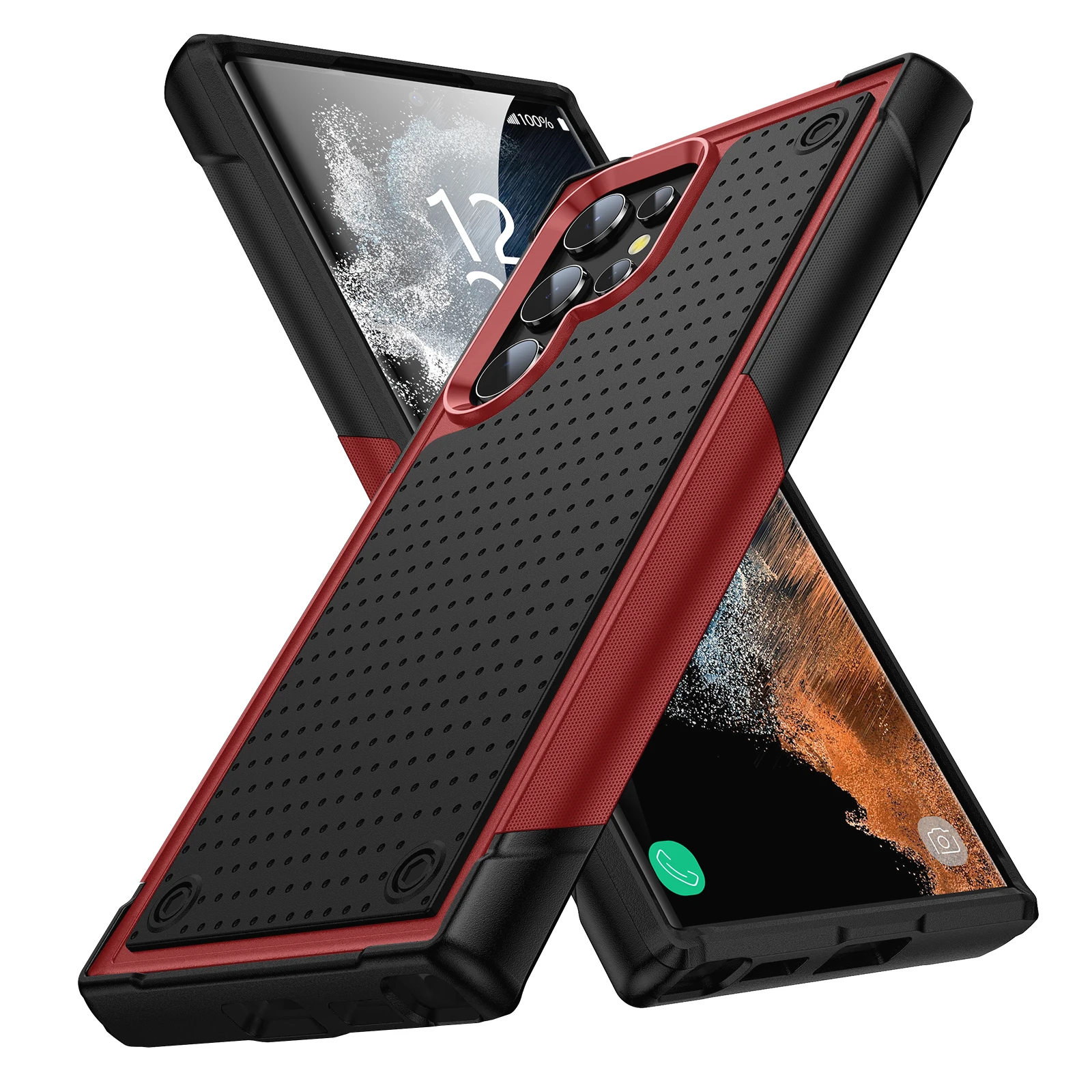 Hybrid Rugged Shockproof Armor Case For Samsung Galaxy S24 Ultra S25 S23 S22 Plus S21 FE S20 S10 A53 A73 A12 A22 A32 Phone Cover
