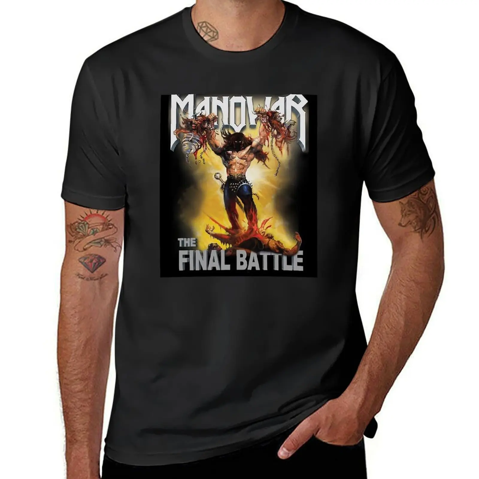 

Manowar T-Shirt sweat quick-drying aesthetic clothes funny t shirts for men