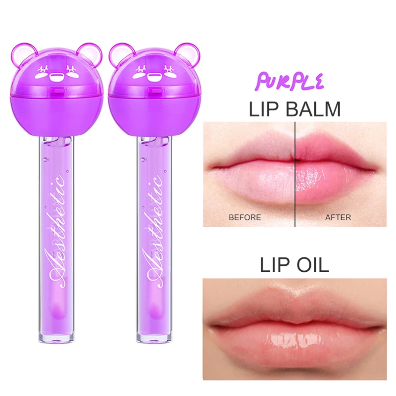 Słodka lizakowa szminka i balsam do ust 2 w 1, nawilżająca, długotrwała, wodoodporna, wielofunkcyjna pomadka powiększająca usta, pielęgnacja ust, makijaż, kosmetyk