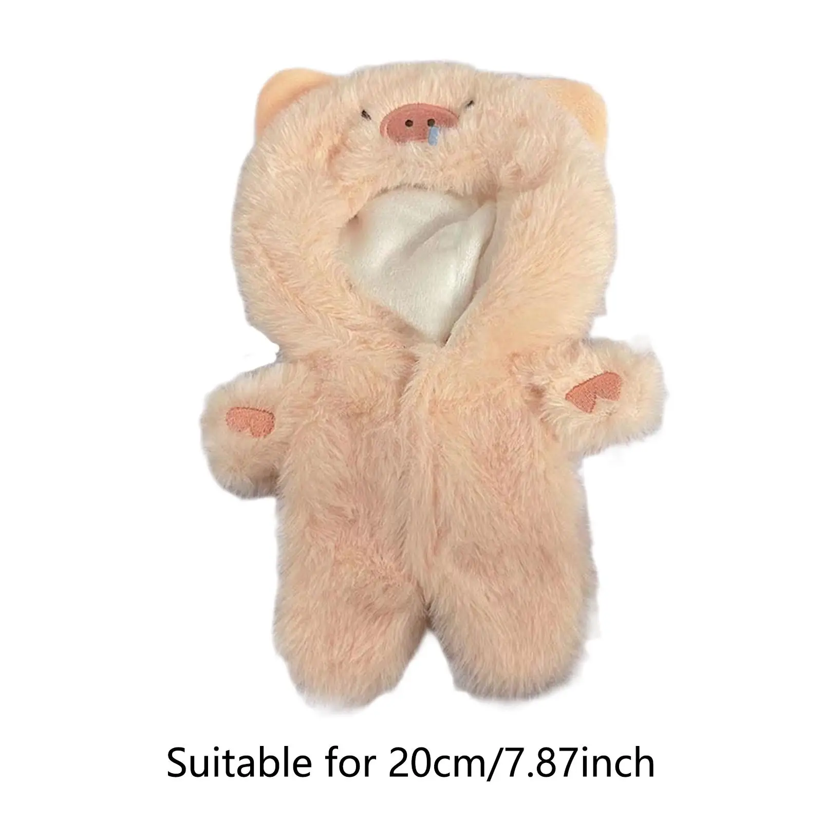 ملابس دمية مقاس 20 سم للحيوانات المحشوة، عناصر تلبيس ممتعة للأطفال