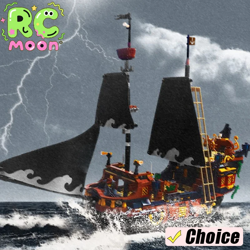 

1328STK DIY пиратский корабль строительные блоки кирпичи сборка приключенческая модель игрушки детские развивающие игрушки набор подарки на день рождения