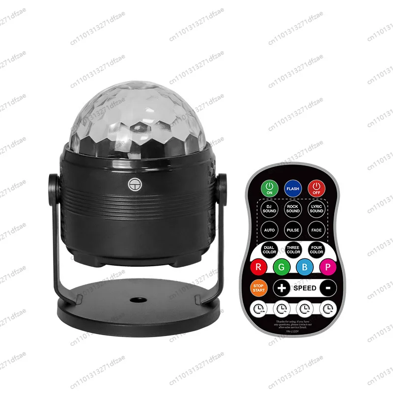 

24 New Colorful Rotating Crystal Magic Ball KTV Bar Dancing Disco Atmosphere Flash Party Artifact