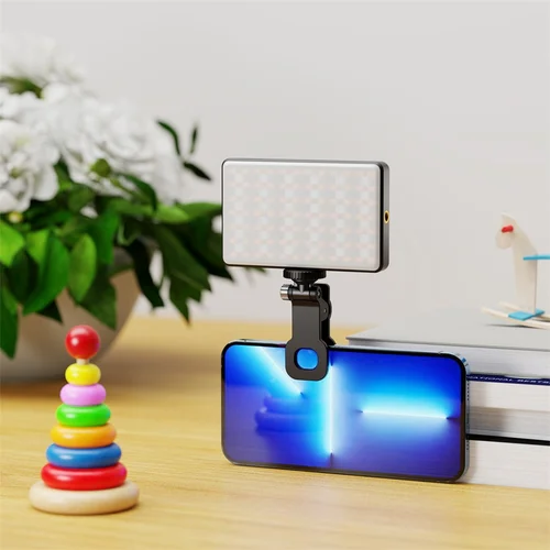 Imagen 2 del producto Luz de vídeo a todo Color ST120 RGB, luz de relleno de 2500-9000K para cámara, teléfono inteligente, fotografía, vídeo, transmisión en vivo, Tiktok YT