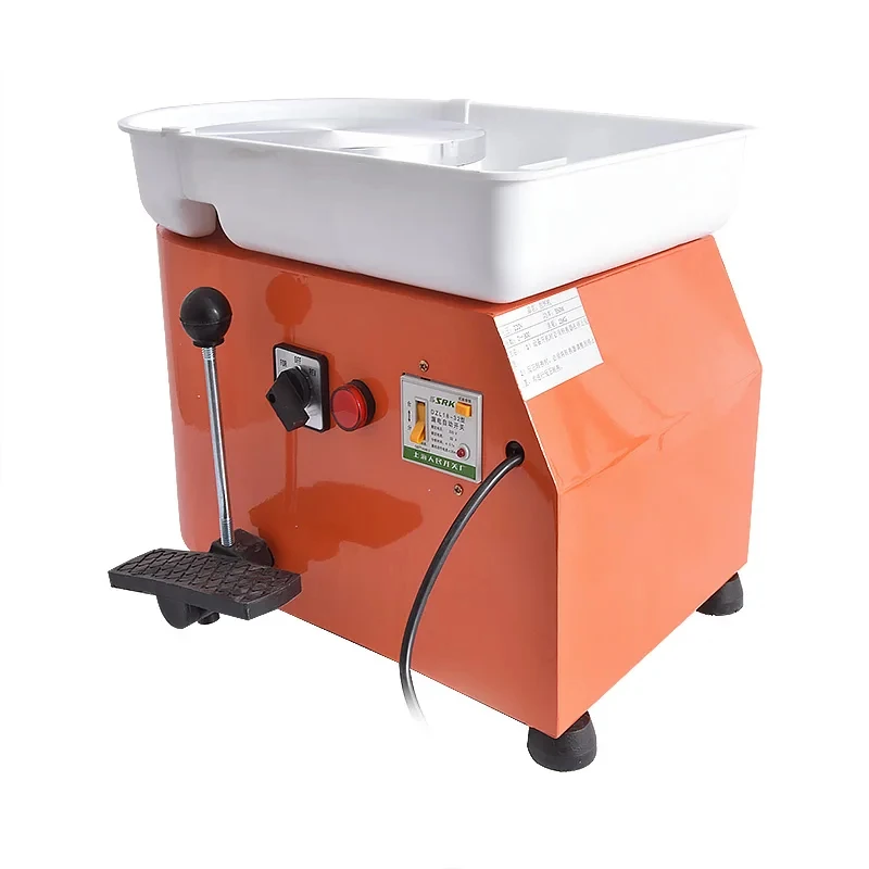 350W Electric Pottery Wheels Machine Adjustable Ceramic Pottery Wheel With Pedal Pottery Forming Machine Art Craft DIY Clay Tool