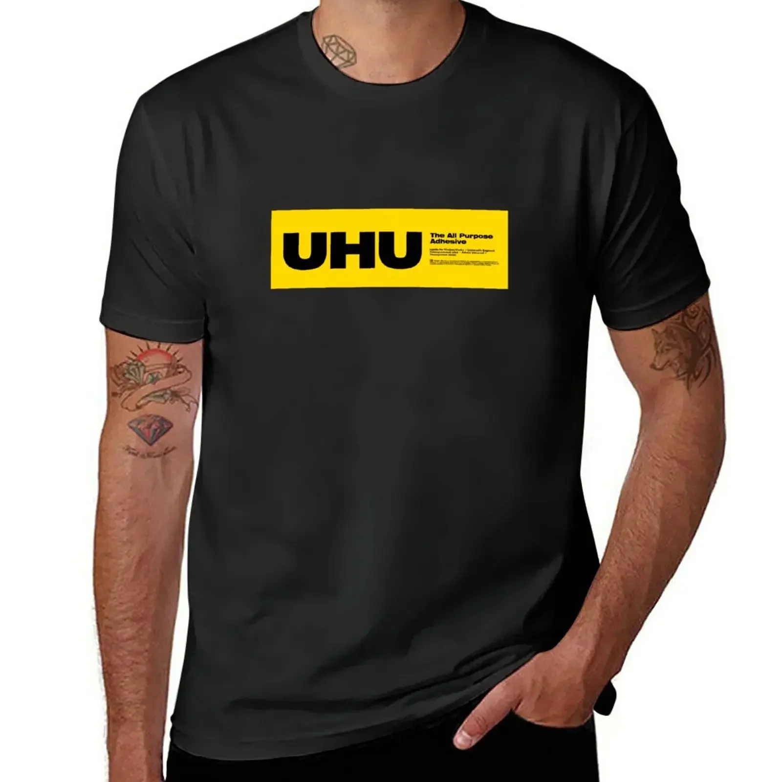 UHU all purpose adhesive inspired best glue on earth T-Shirt boys animal print shirts graphic tees plain t shirts men