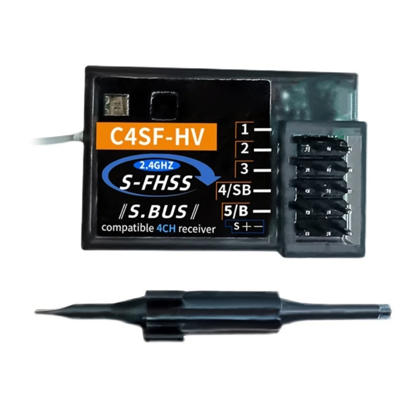 Приемник C4SF-HV C4SFHV 2,4 ГГц S-FHSS/FHSS SBUS 2,4G для FutabaS FHSS FHSS SBUS 3PV 3PK 4PKS 7PK удаленный автомобильный дрифт