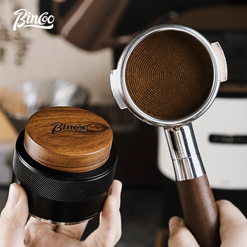 

BINCOO Coffee Tamper 51/58MM 304 Stainless Steel Coffee Distributor Coffee Powder Press Type Hammer Italian Coffee Accessories