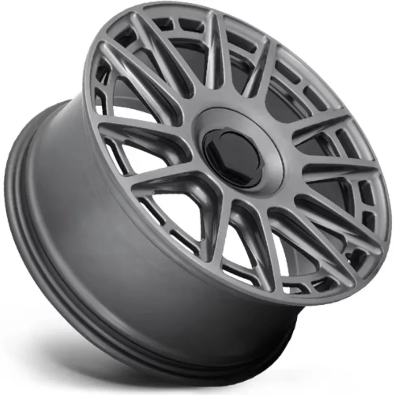 China Factory Manufacture Customized Forged Wheels 17 18 19 20 21 22 Inch Matte Black/Gun Gray Aluminum Alloy Passenger Car Rims