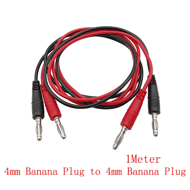 Peakelect Multimeter Testleitung – Banane Rechtwinklig Zu Krokodil, 1 M, 15A / 1000V, PVC
