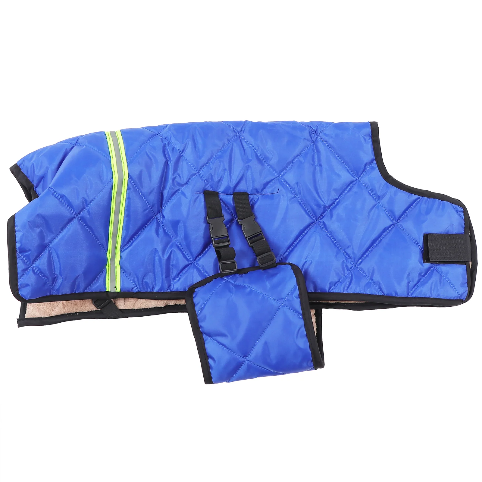 Gilet per vitelli da fattoria abbigliamento caldo cappotto invernale abbigliamento caldo pascolo abbigliamento a prova di freddo involucro per cani al polpaccio gilet per isolamento termico