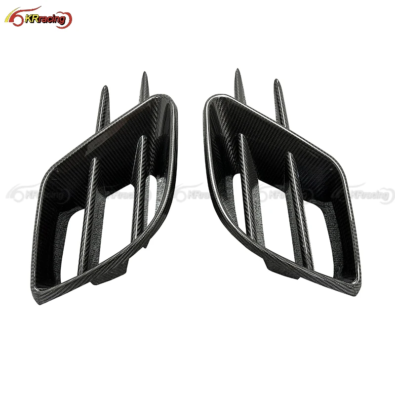 

Rocket 900 Style Dry Carbon Fiber Car Front Bumper Vent For Mercedes Benz E Class W213 E63 2021-2024