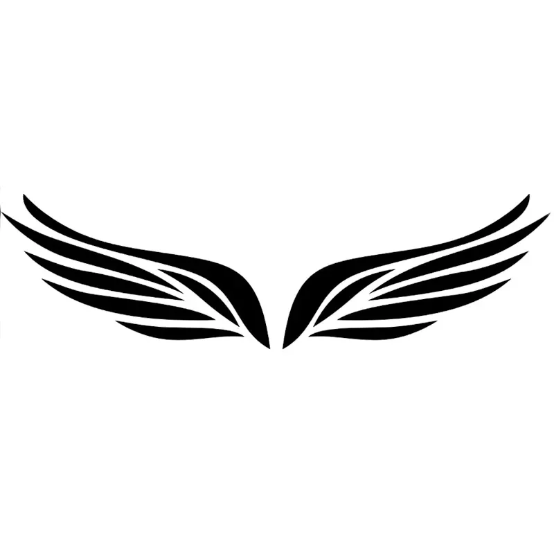 

car sticker decoration bird feather angel wings vinyl sticker pvc waterproof sunscreen 15 cm