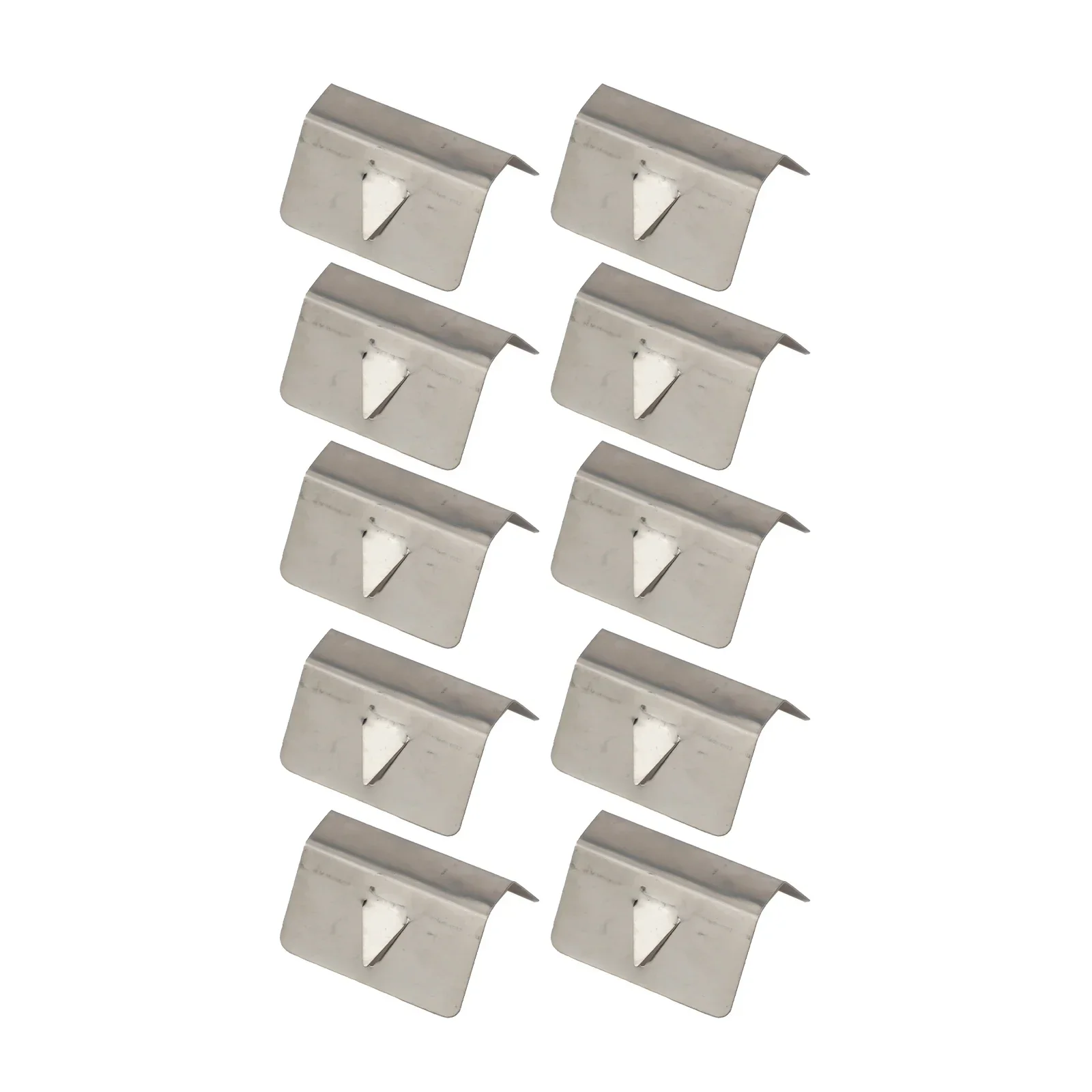 12/8 Pcs Wind Rain Deflector Channel Clips Wind/Rain Eyebrow Clips Stainless Steel Car Window Deflectors For Heko G3 SNED