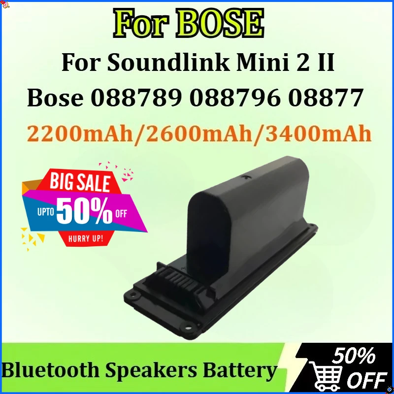 

For BOSE Soundlink Mini 2 II Bose 088789 088796 08877 Bluetooth Speakers Batteries Long Lifespan 2200mAh/2600mAh/3400mAh Battery