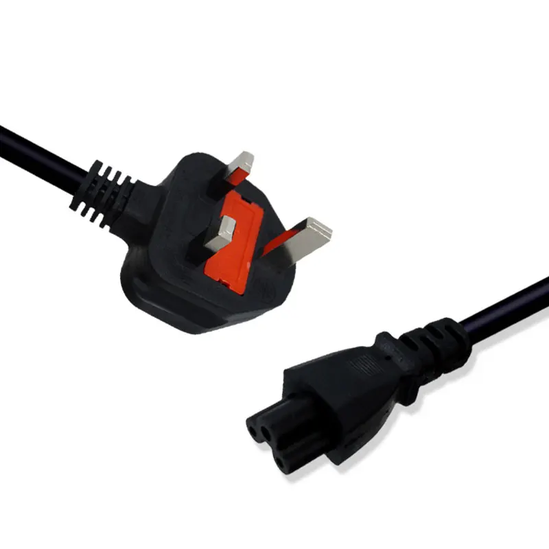 Lead Cord C5 Cloverleaf 3 Pin UK EU US Plug Power Cable Adapter Cable Cord For Video Light Laptop