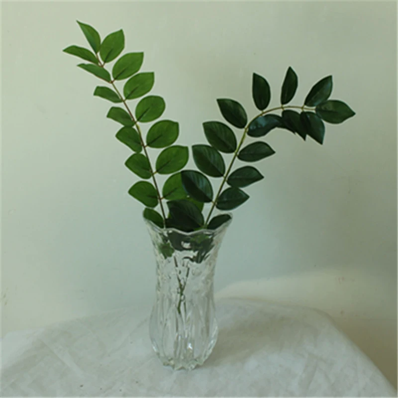 Tropical Tree Large Artificial Plants Tall 28'' Fake Eucalyptus Branch Plastic Plants False Ficus For Home Living Room Study Dec
