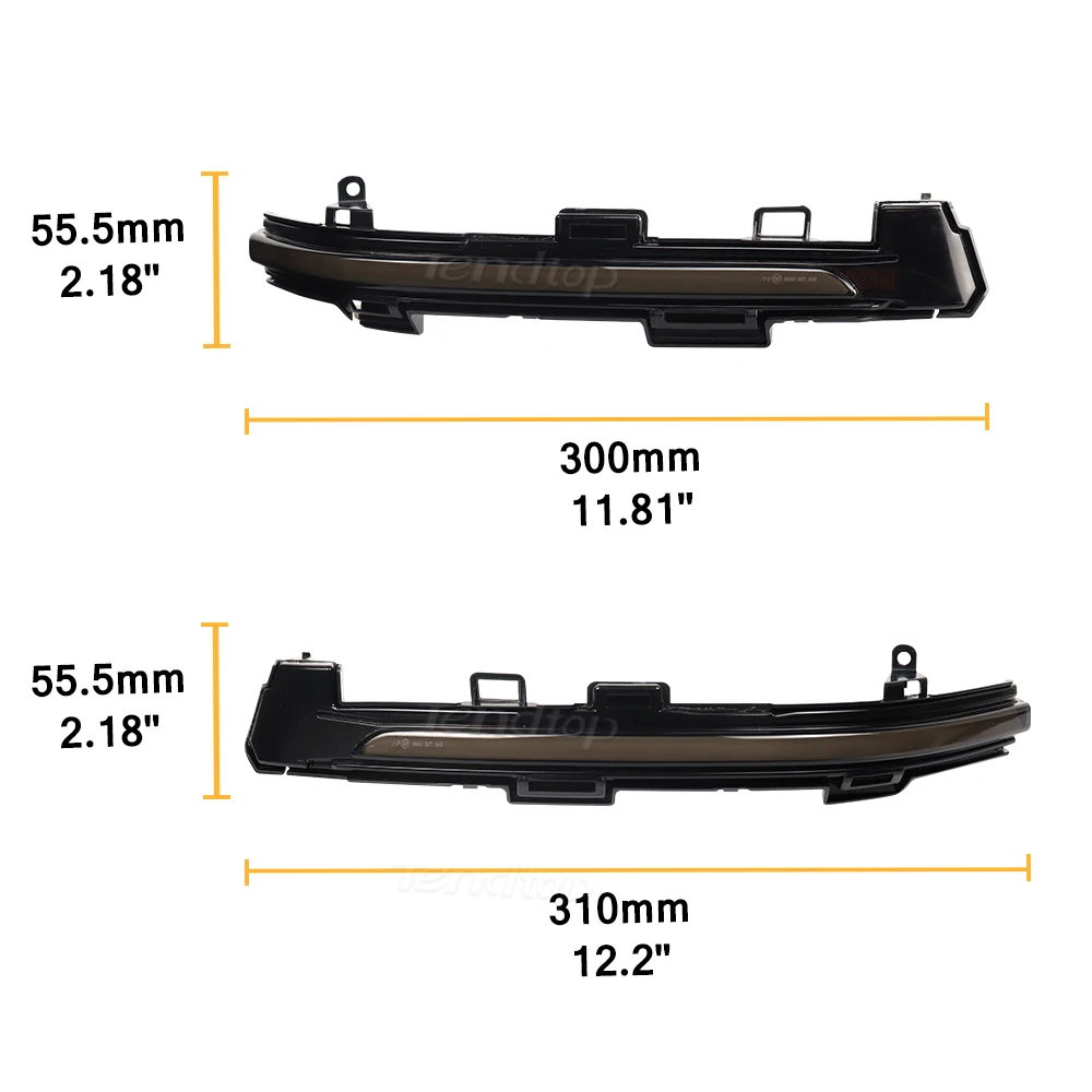 Clignotant dynamique à LED pour rétroviseur latéral, clignotant séquentiel, VW ID4, ID.4, E21, 2020-2024