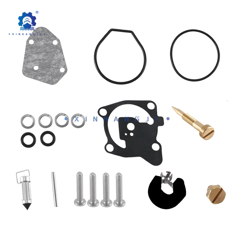 66T-W0093 Outboard Carburetor Repair Kit Fit For Yamaha 40HP E40X Boat Engine Parts 66T-W0093-01 66T-W0093-00