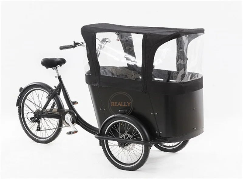 2021 New Design Adult 3 Wheel Tricycle Coffee Cargo Bike Pedal And Electric For Sale Child Seat Bike