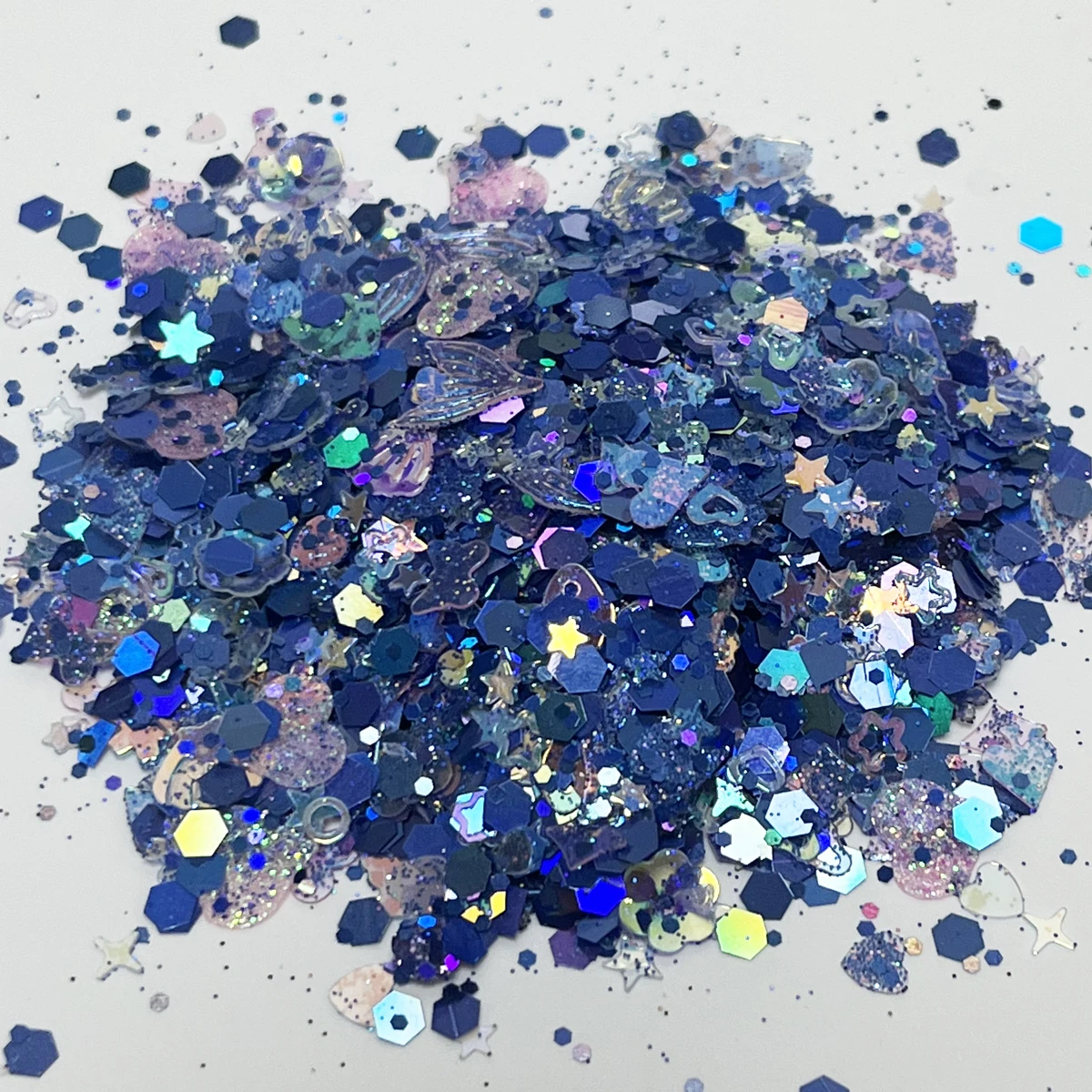 10g/bag Glitter Epoxy Resin Filling Filler DIY Mix Star Heart Shapes Sequins For Jewelry Making Nail Tumbler Cup