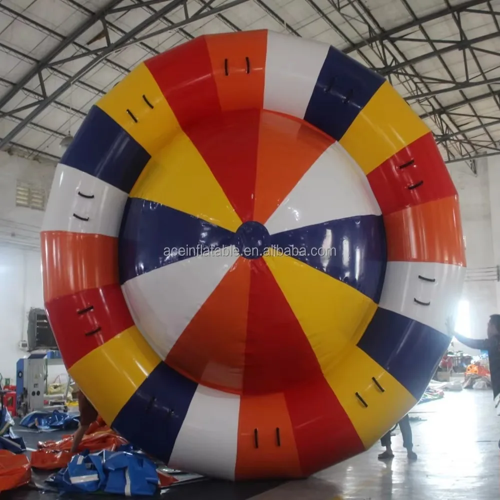 Crazy UFO Inflatable Towable Water Sports Rotating Flying Disco Boat for Lake Beach Fun Summer