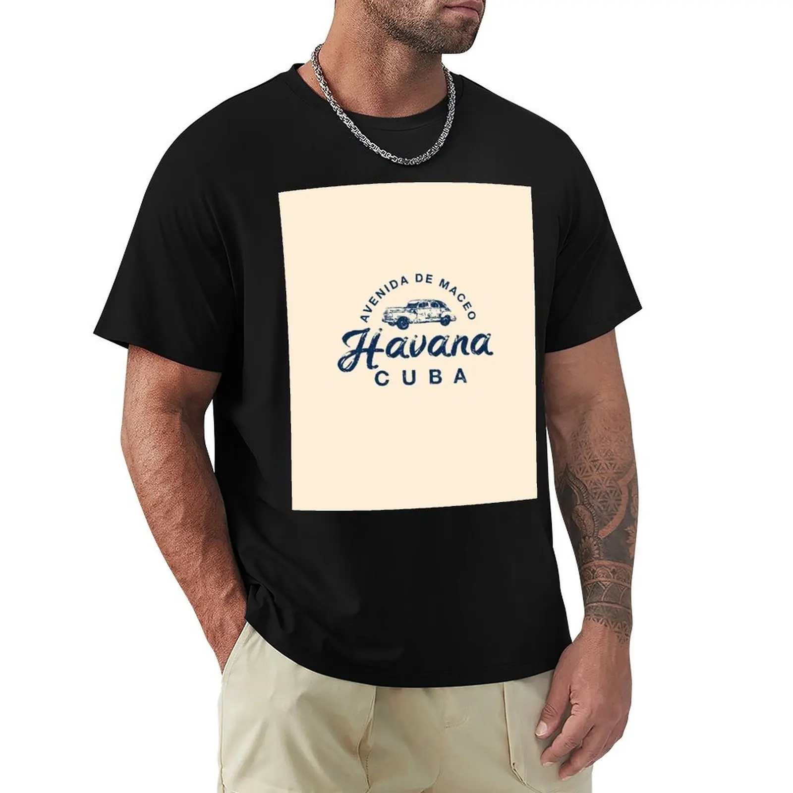 

CUBA Havana La Habana Cuban Vintage T-Shirt tees oversizeds mens designer clothes