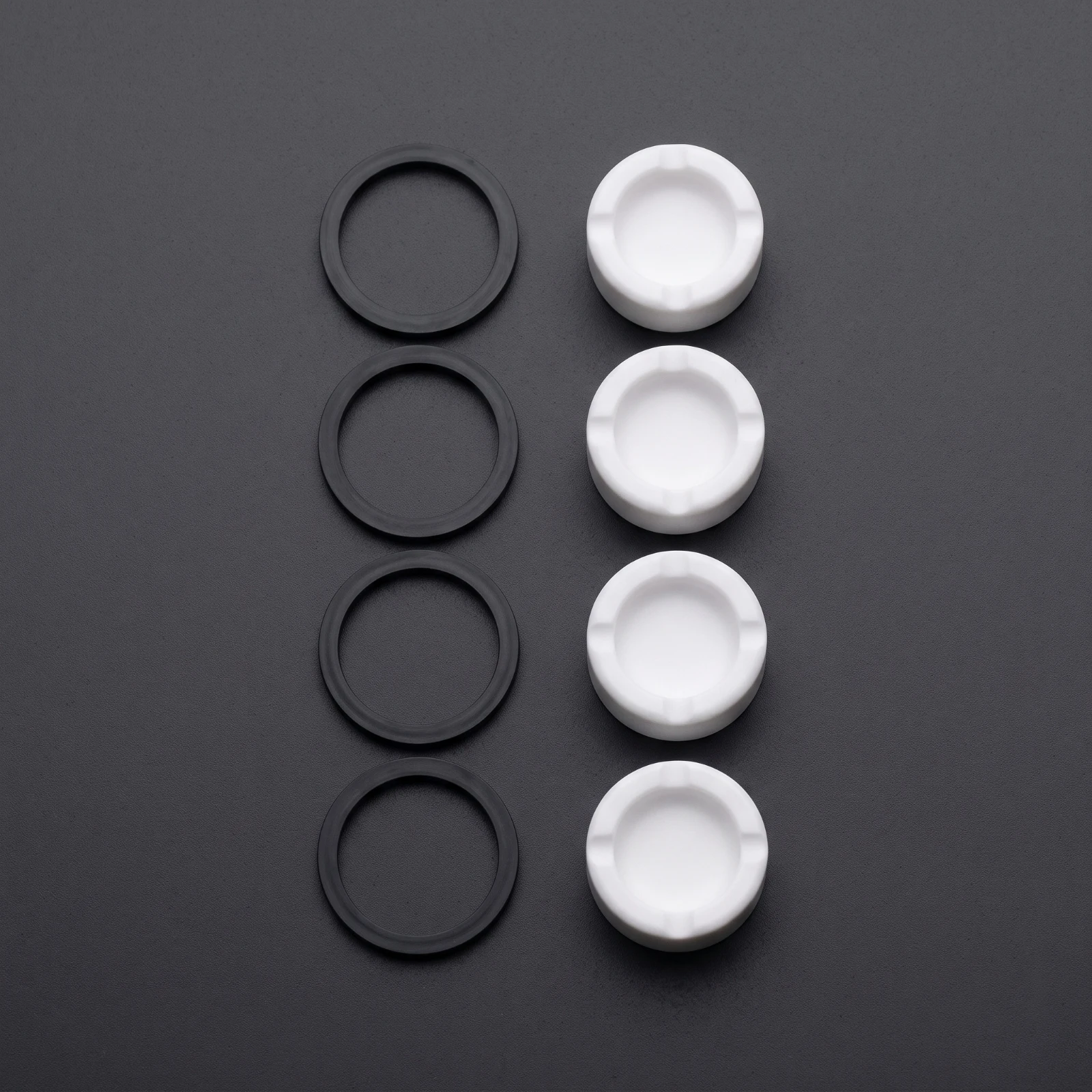 Brake Caliper Piston Kit with O Rings Precision Machined Ceramic Pistons for M6120 M7120 Disc Brakes