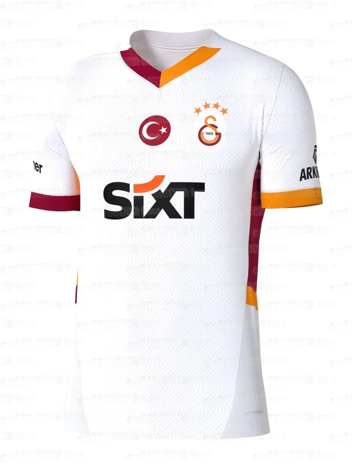Türkei, Galatasaray, Familien-Fußballtrikot, Fußballtrikot 2026, schnelltrocknende Sportbekleidung, Herren-Fußballtrikot mit kurzen Ärmeln. – Detail 7