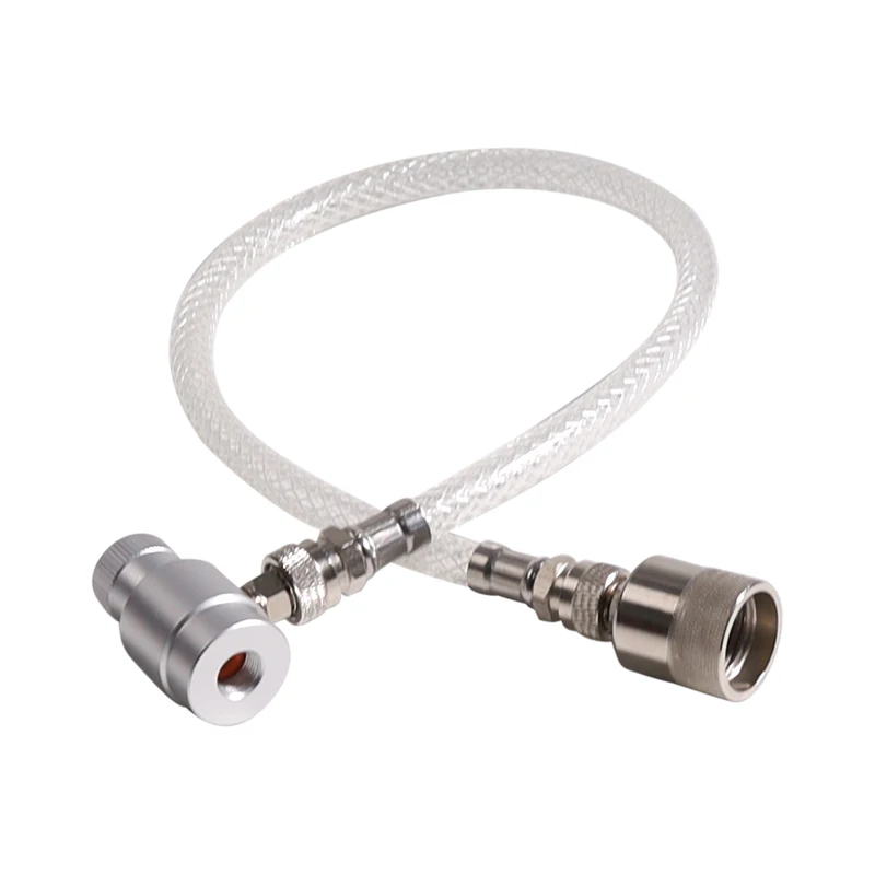 Whipped Cream Dispenser Whipper Adapter from Thread M11*1 Fiting NO2 Tank Nitrous Oxide Cylinder to 8mm Quick Nipple Plug