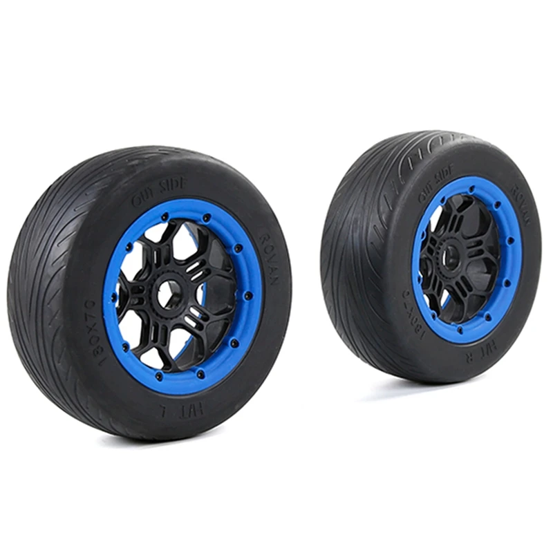 180X70mm ขวาและซ้ายบนยางจักรยานเสือหมอบสำหรับ1/5 HPI km Baja 5S /slt/ V5 losi 5IVE T ชิ้นส่วน mobil RC