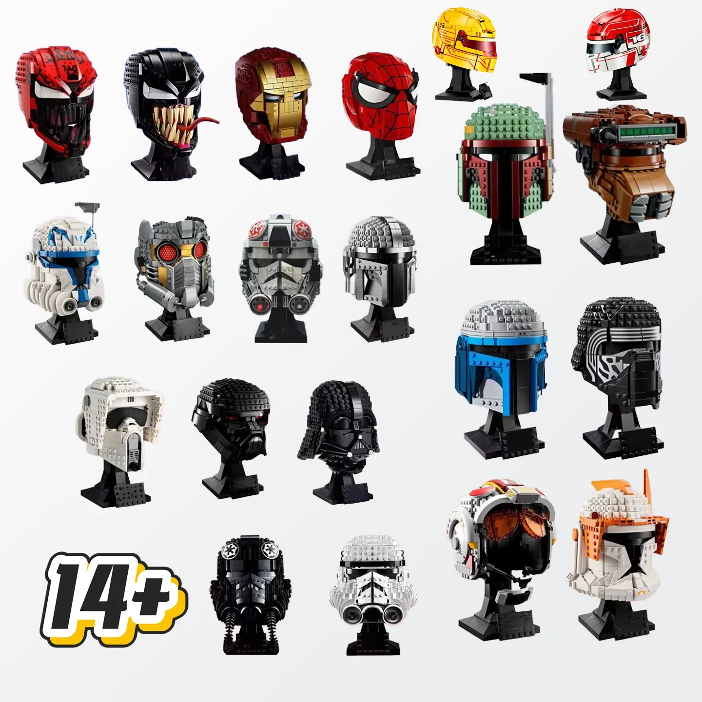 Meilleures ventes 75304 75274 75276 Cadeaux de Noël Mandalorian Darth Vader Luke Skywalker TIE Fighter Pilot Briques de construction