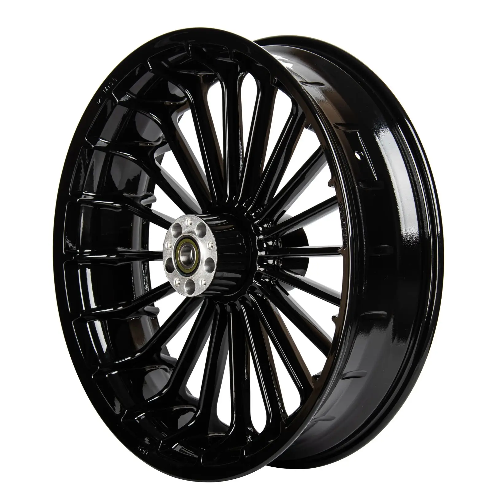 Customizablewheel Sizes.HOPROUSA Customizable Spoke 19*3.5 Inch Front Wheels Rim Tubeless Hub 12+Haley Street Bob Softail Standa