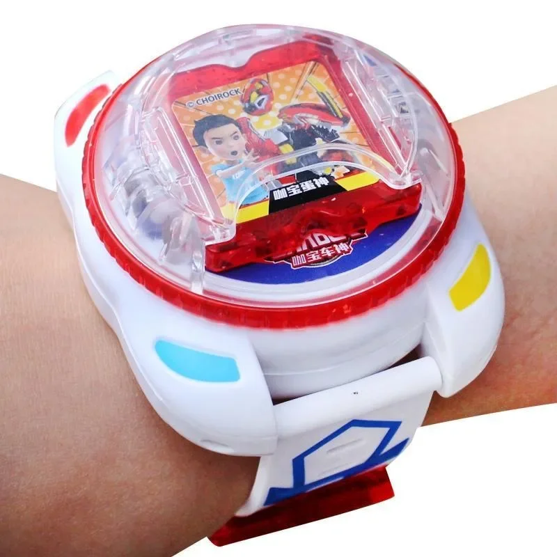 CARBOT Korean Cartoon Animation Deformation Car Summoning Chinese Music Watch PRO Flying Squad Cube Action Figure Robot Kids Toy