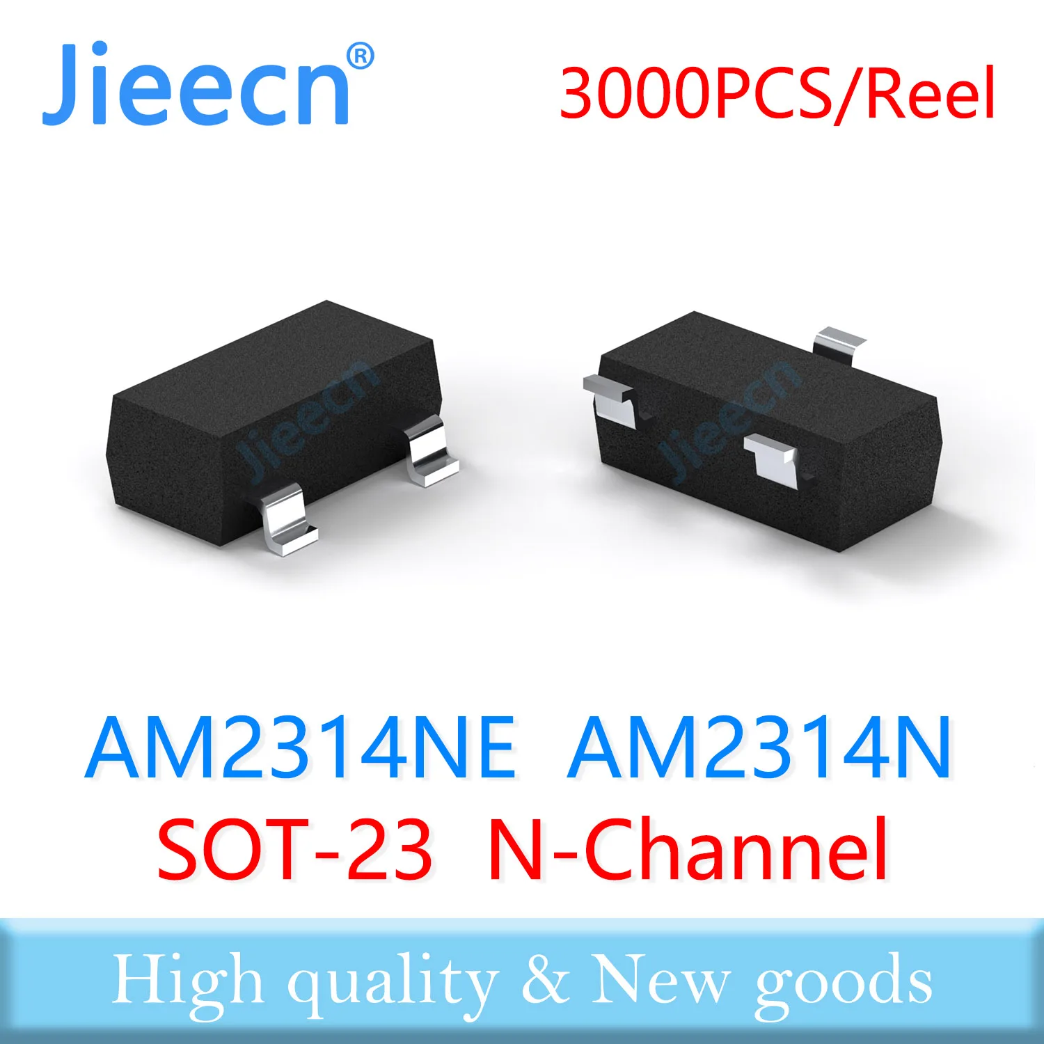 Jieecn 3000PCS AM2314NE AM2314N SOT23 N-Channel 20V 32mR 50mR High quality Made in China AM2314 AM