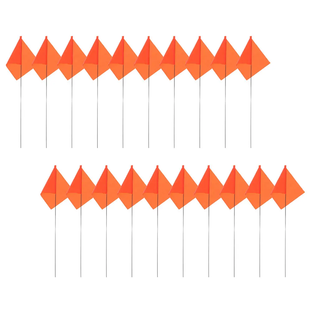 

30 Pcs Signal Flag Landscape Flags The Garden Markers Lawn Marking Landscaping Pvc for outside Irrigation