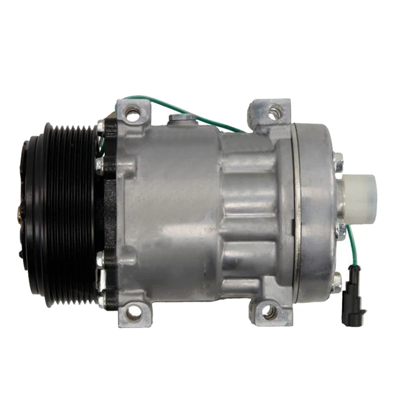 Air Conditioning Compressor 8500795 Compatible With Case Wheel Loader 621E 621F 621G 721D 721E 721F 721G LW170.B W170C W230C