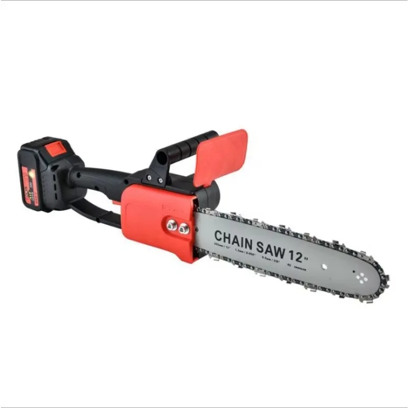 

XMSJ 12 in Electric Cordless Chainsaw High-power Hand-held Electric Lithium Chainsaw Power Tools Chain Saw