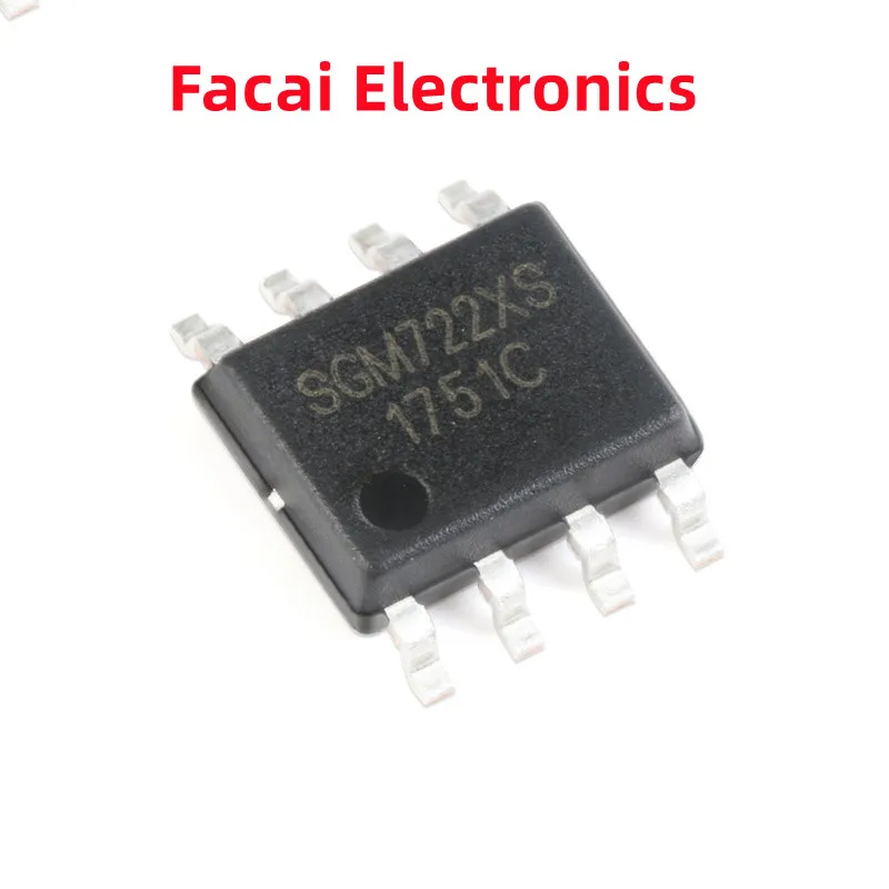 10pcs SGM722 SGM722XS/TR SOIC-8 Rail-to-Rail CMOS Operational Amplifiers IC Chip Integrated Circuit