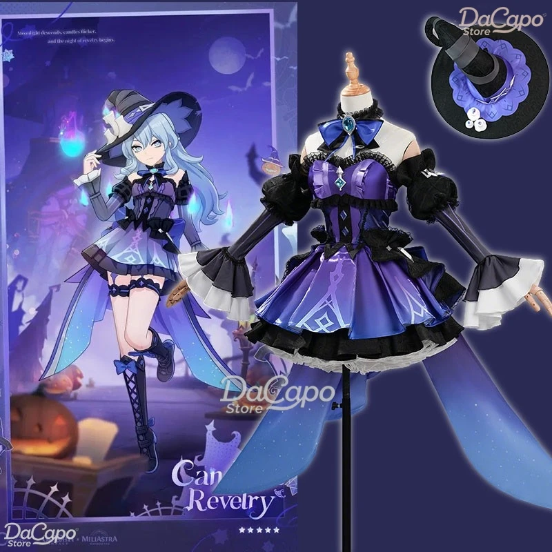 

Genshin Impact Candlelit Revelry New 5-Star Cosmetic Set Manekina Cosplay Costume Game Anime Halloween High Quality Clothing