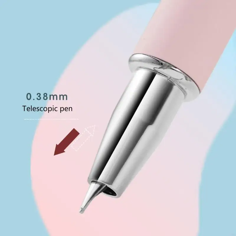 918C Retractable Fountain ปากกา Piston-Filled ตลับหมึก Callligraphy Fountain ปากกาสำหรับเด็กผู้ใหญ่เริ่มต้นการเขียน