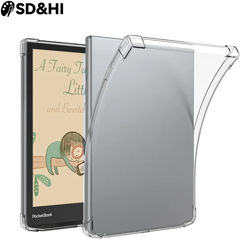 Transparent Tablet Protective Case Cover For Pocketbook Inkpad4 Color2/3 Inkpad3 Inkpad3 Pro InkPad3 Color Verse Pro Color Era