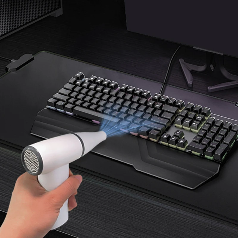 منفضة هواء توربو جيت لاسلكية محمولة 100000 RPM منفضة الهواء الكهربائية مروحة العنف الصغيرة لمجفف السيارة وتنظيفها