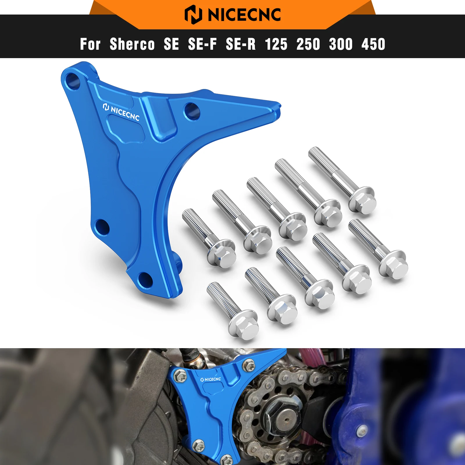 

NICECNC Clutch Slave Cylinder Cover Guard Protector For Sherco SE 250 SE 300 Factory 2016-2025 SE-R 250 SE-R 300 2014-2022