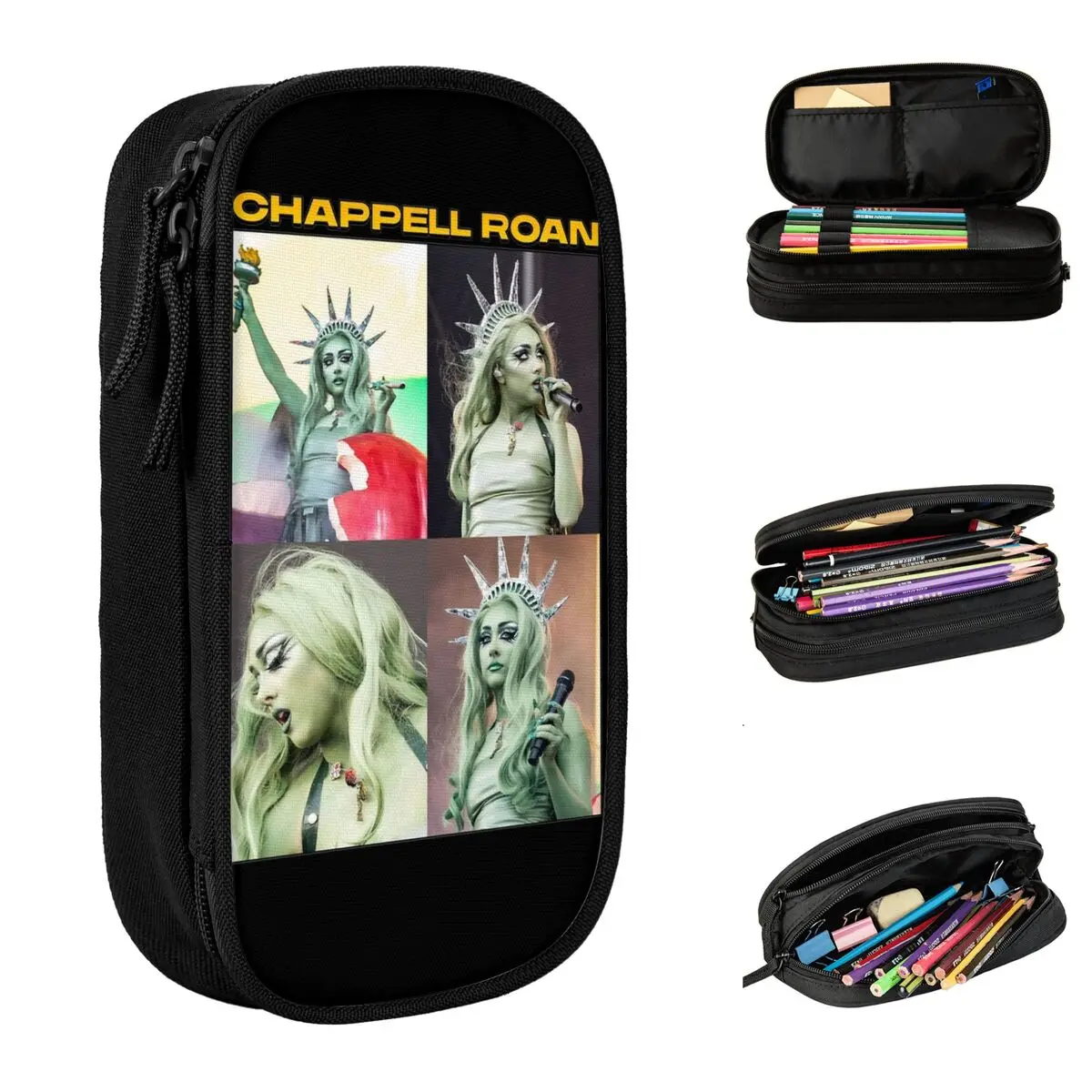 Statue Of Liberty Chappell Roan Pencil Cases Rise and Fall of a Midwest Princess Pencilcases Pen Kids Large Storage Bags