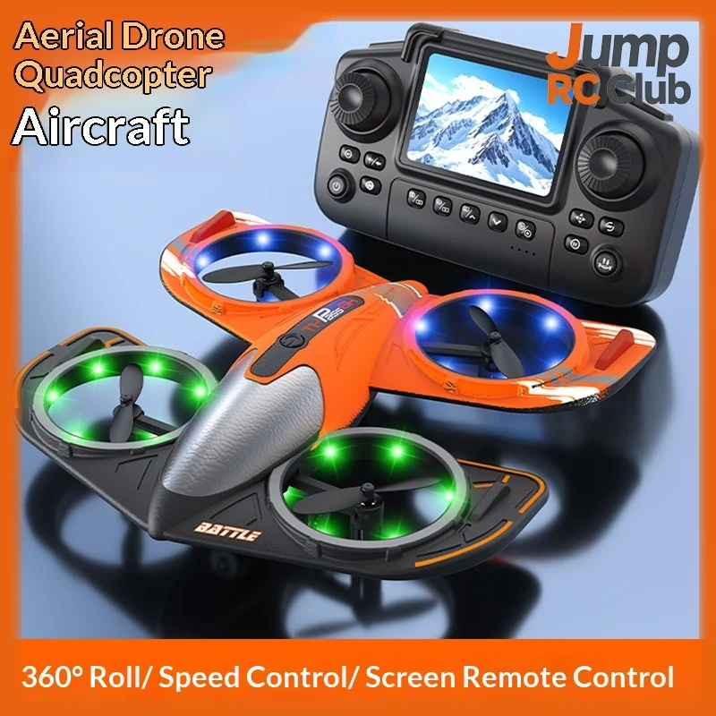 

RX1222 New RC Foam Fighter Jet Screen Control HD Aerial Photography Drone Plane Anti Crash Durable Remote Control Toy for Kids