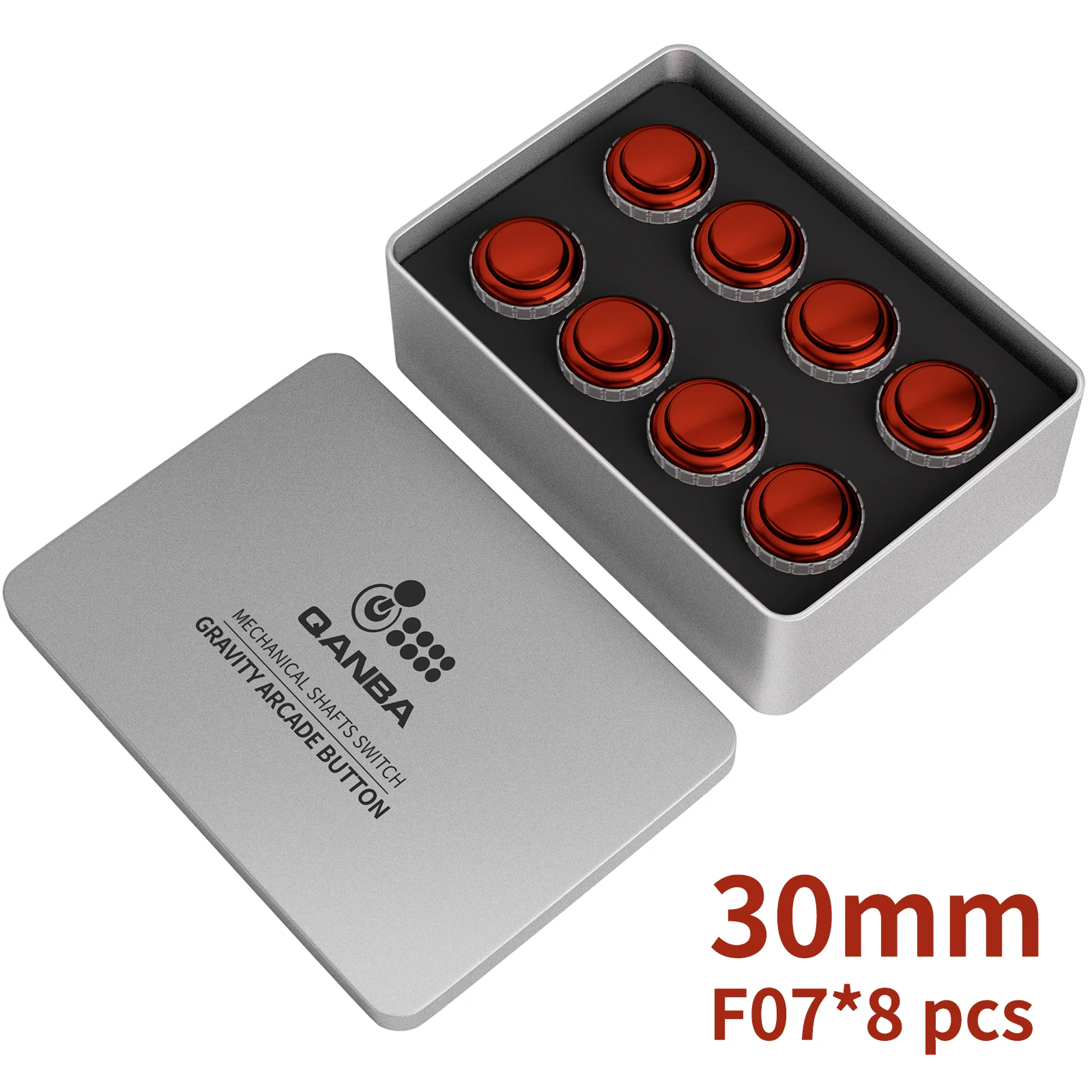 QANBA Gravity LX Arcade Buttons Metallic Color 30mm Mechanical Pushbutton Switch Arcade Stick Accessory DIY Parts image 3