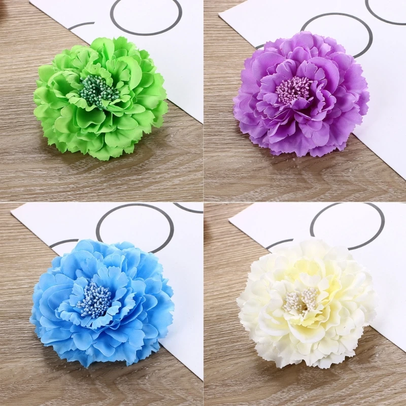 Q0KE 11 Fiore Artificiale Forcine da Sposa Clip Capelli Barrettes Copricapo Accessori per Feste Mare Copricapi Regali